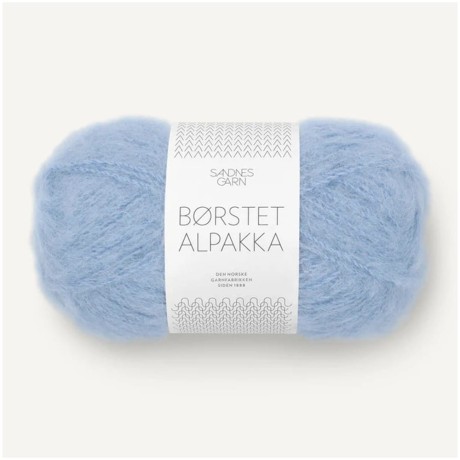 Przejdź do produktu Włóczka Borstet Alpakka 6003 LYS BLÅ (Sandnes Garn)