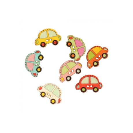 Przejdź do produktu Guzik drewniany  autko  20 mm