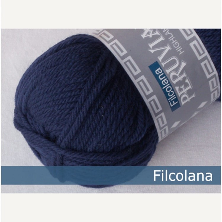 Włóczka Peruvian 145 Navy Blue (Filcolana)