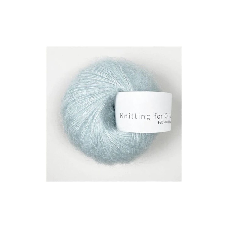 Włóczka Soft Silk Mohair Ice Blue (Knitting for Olive)