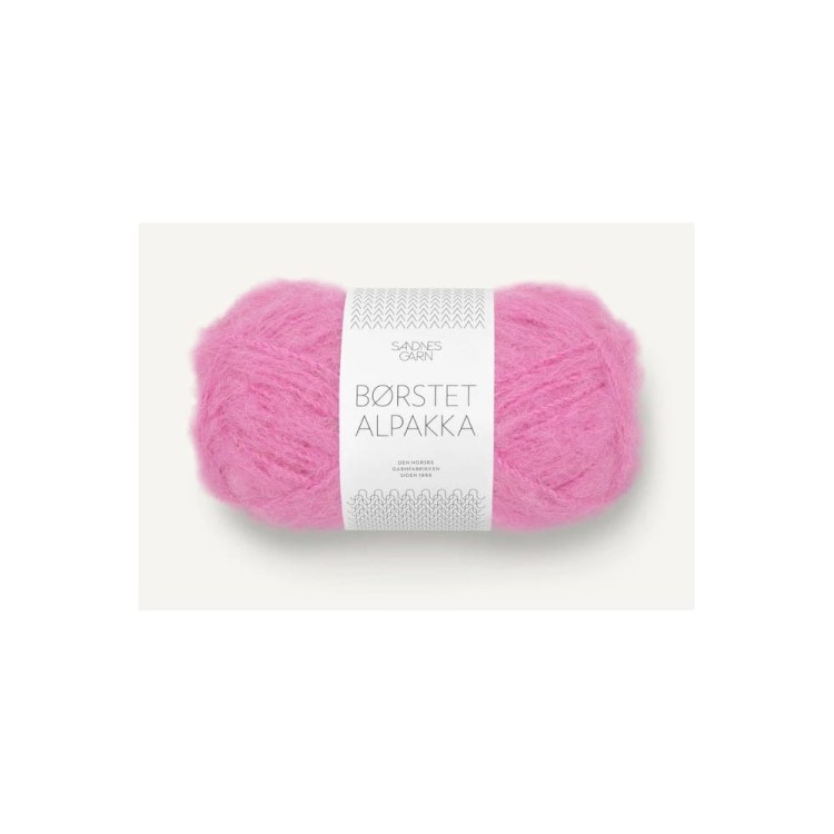 Włóczka Borstet Alpakka 4626 Pink Crush (Sandnes Garn)