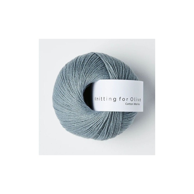Włóczka Cotton Merino Elephant Blue (Knitting for Olive)