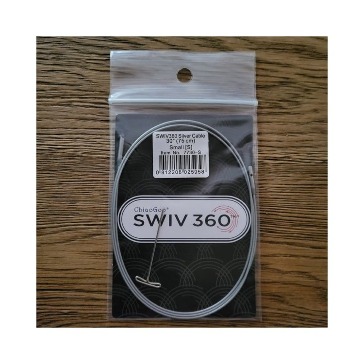Żyłki do łączenia drutów Swiv360 Silver Cable (ChiaoGoo)