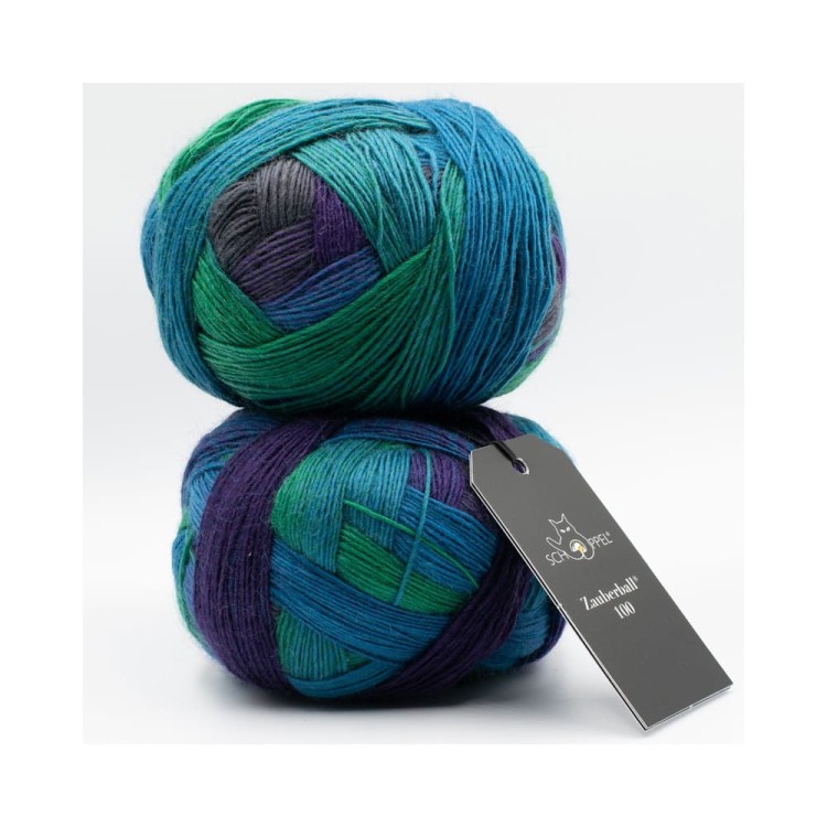 Włóczka Zauberball 100 2179 Blue Kraut will be Blue Kraut (Schoppel)