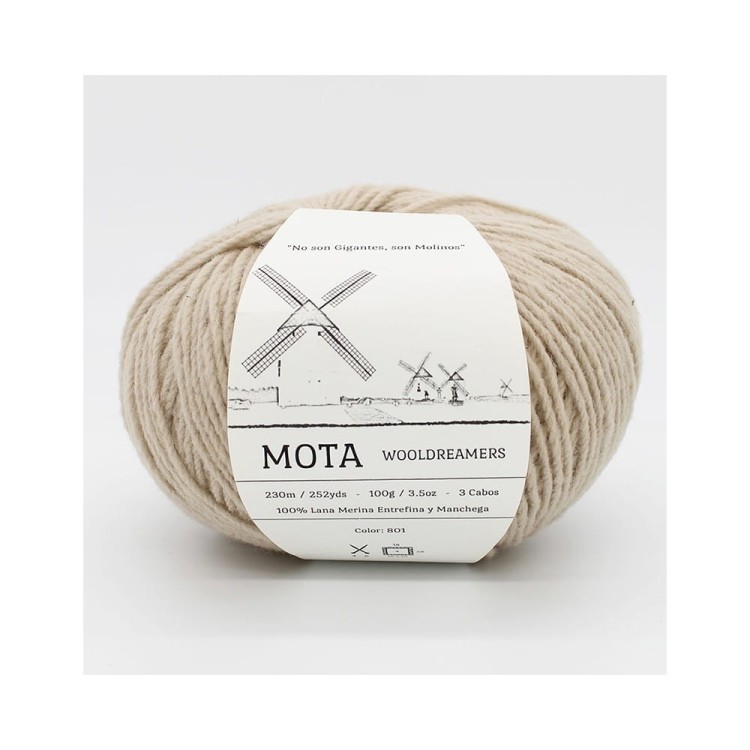 Włóczka Mota 801 (Wooldreamers)