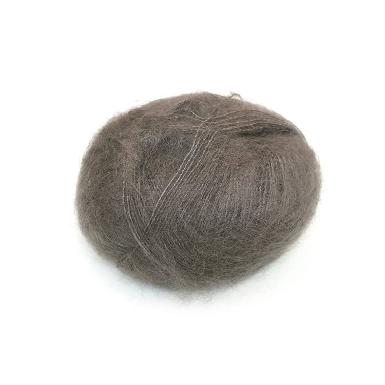 Włóczka Brushed Lace mohair 3007 Taupe (Mohair by Canard)