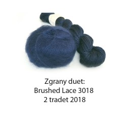 Włóczka Brushed Lace mohair 3018 Dyb bla (Mohair by Canard)