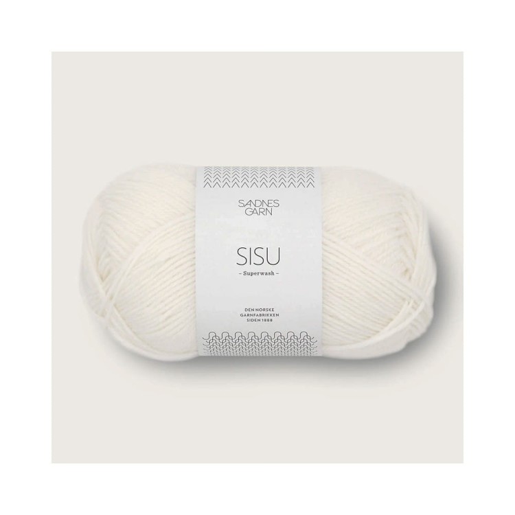 Włóczka Sisu 1001 (Sandnes Garn)