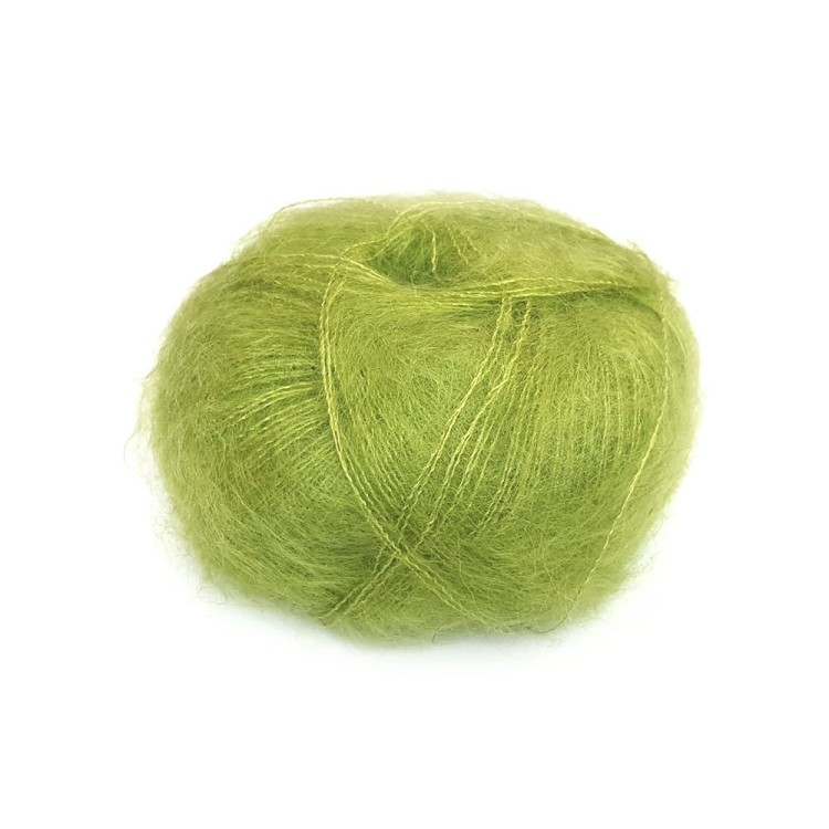 Włóczka Brushed Lace mohair 3099 Lime (Mohair by Canard)