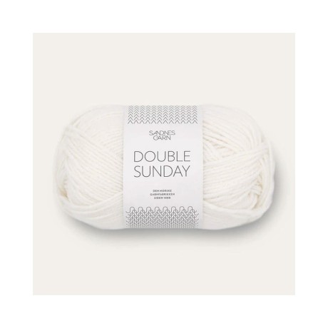 Przejdź do produktu Włóczka Double Sunday 1001 (Sandnes Garn)