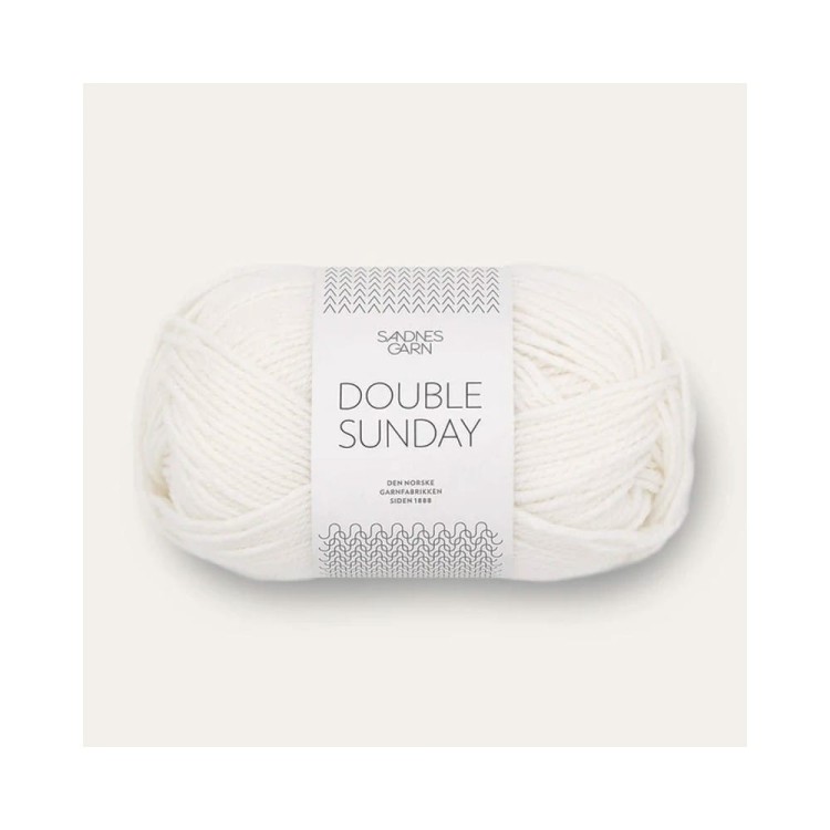 Włóczka Double Sunday 1001 (Sandnes Garn)