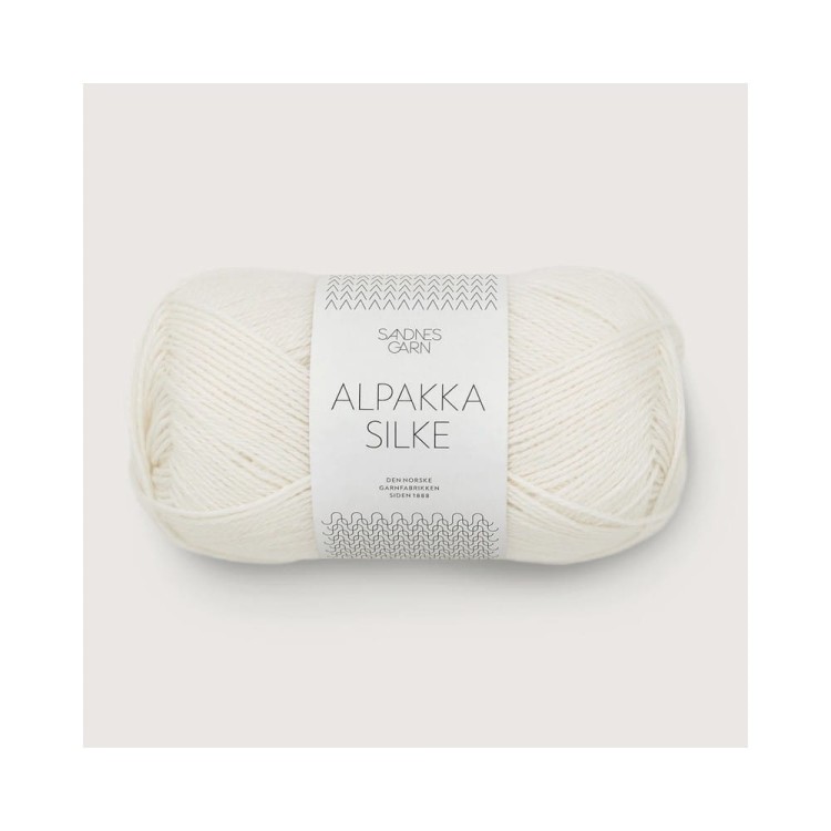 Włóczka Alpakka Silke 1002 (Sandnes Garn)