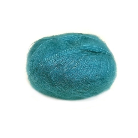 Przejdź do produktu Włóczka Brushed Lace mohair 3033 Petrol (Mohair by Canard)