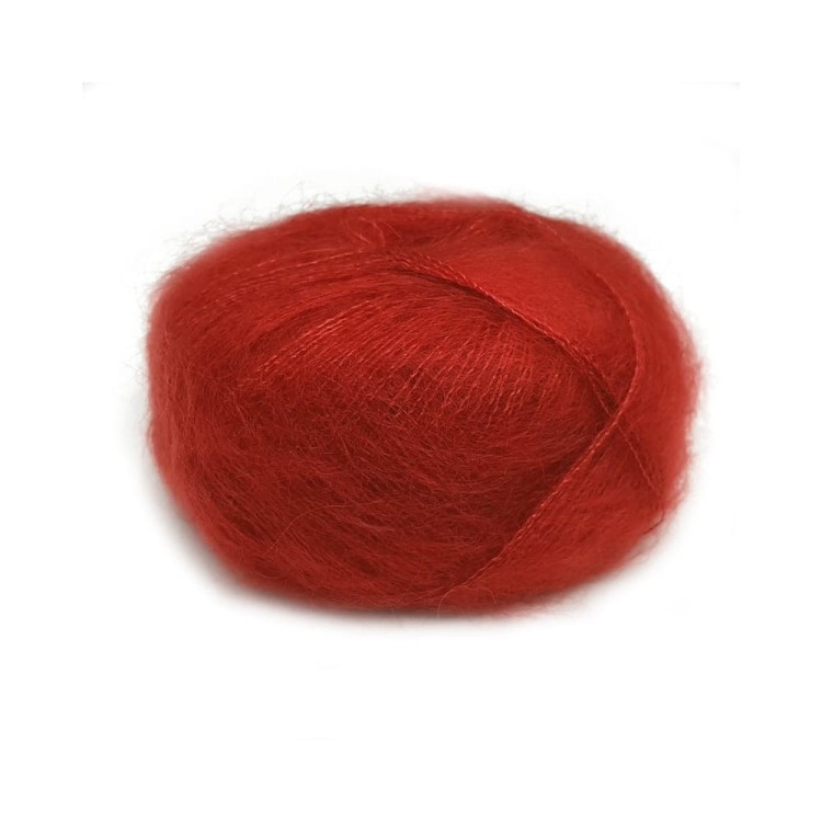 Włóczka Brushed Lace mohair 3013 Granat (Mohair by Canard)