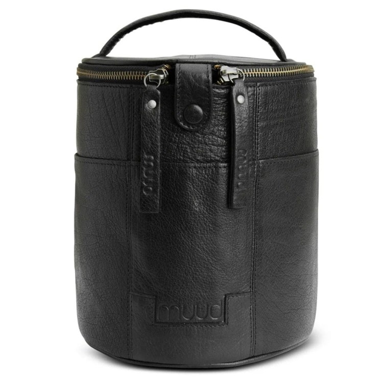 Saturn Black Skórzana torba projektowa (Muud)