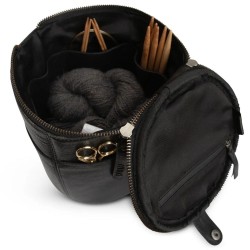 Saturn Black Skórzana torba projektowa (Muud)