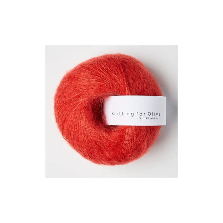 Włóczka Soft Silk Mohair Blood Orange (Knitting for Olive)