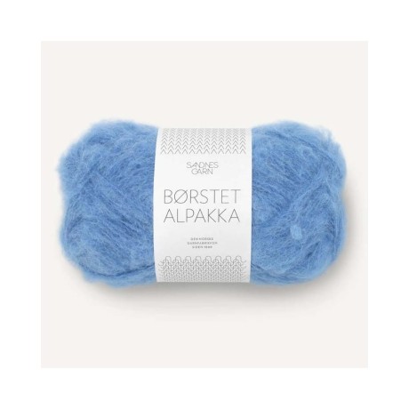 Przejdź do produktu Włóczka Borstet Alpakka 6044 Regatta Blue (Sandnes Garn)