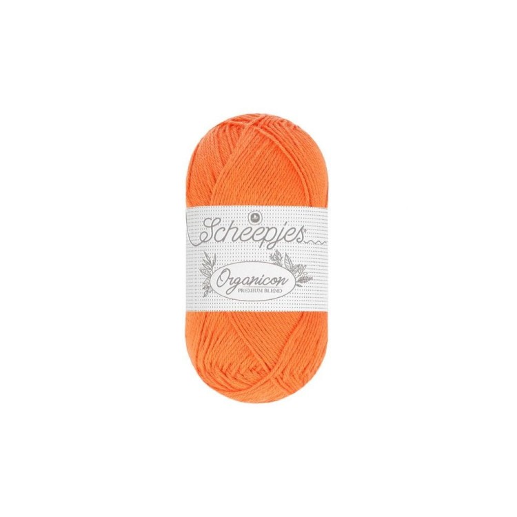 Włóczka Organicon 224 DEEP TANGERINE (Scheepjes)