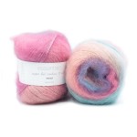 Włóczka Essentials Super Kid Mohair loves Silk Print 002 (Rico Design)