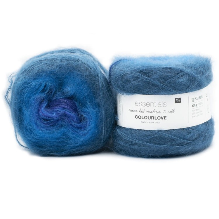 Włóczka Essentials Super Kid Mohair Loves Silk Colourlove 007 (Rico Design)