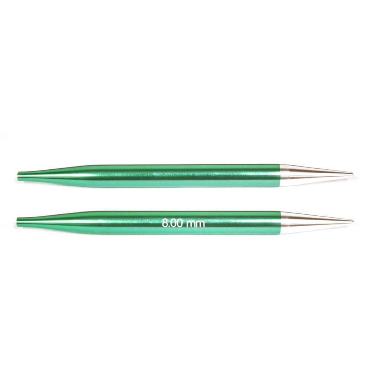 Metalowe druty do łączenia z żyłką Zing (KnitPro)