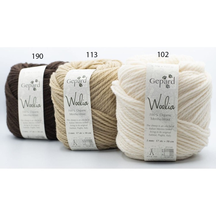 Włóczka Woolia 190 (Gepard)