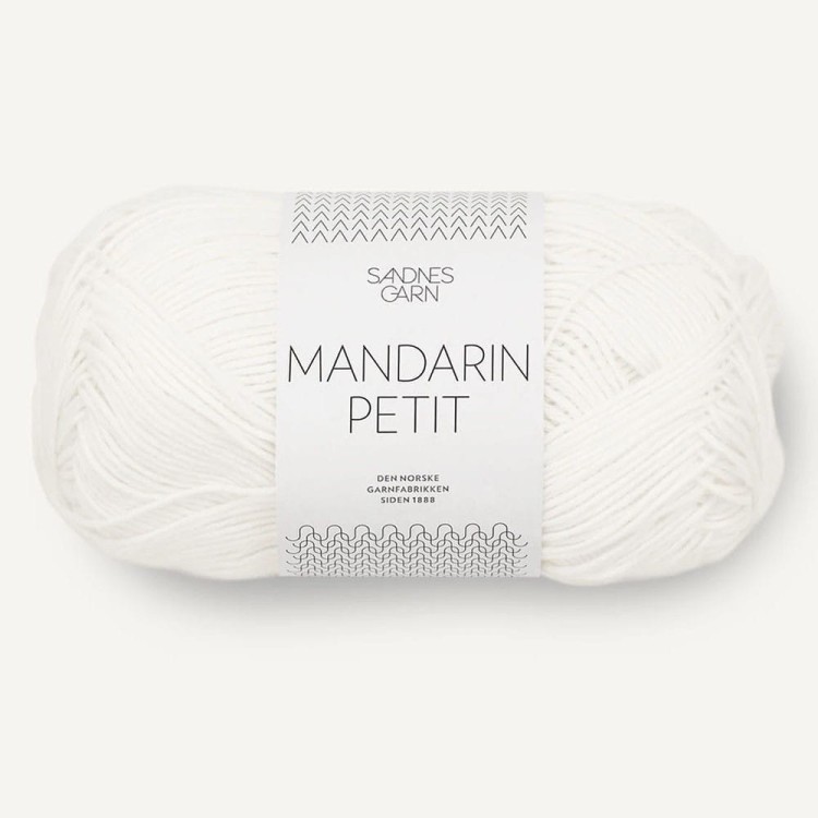 Włóczka Mandarin Petit 1002 (Sandnes Garn)