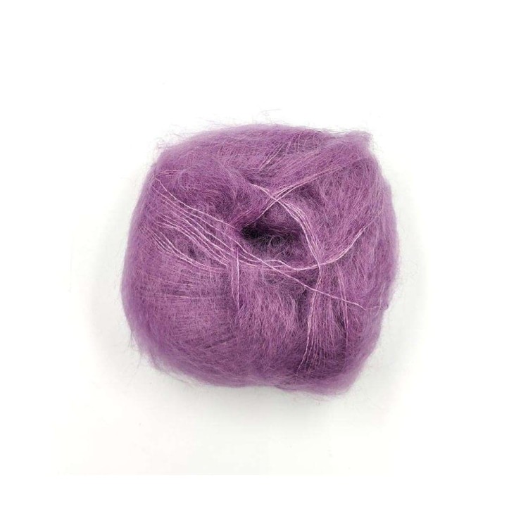 Włóczka Brushed Lace mohair 3042 Amethyst (Mohair by Canard)