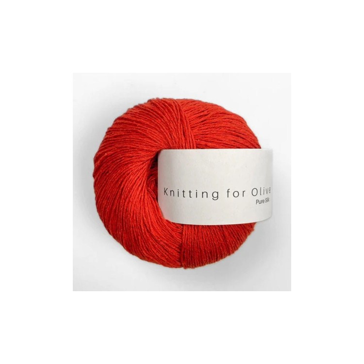 Włóczka Pure Silk Blood Orange (Knitting for Olive)