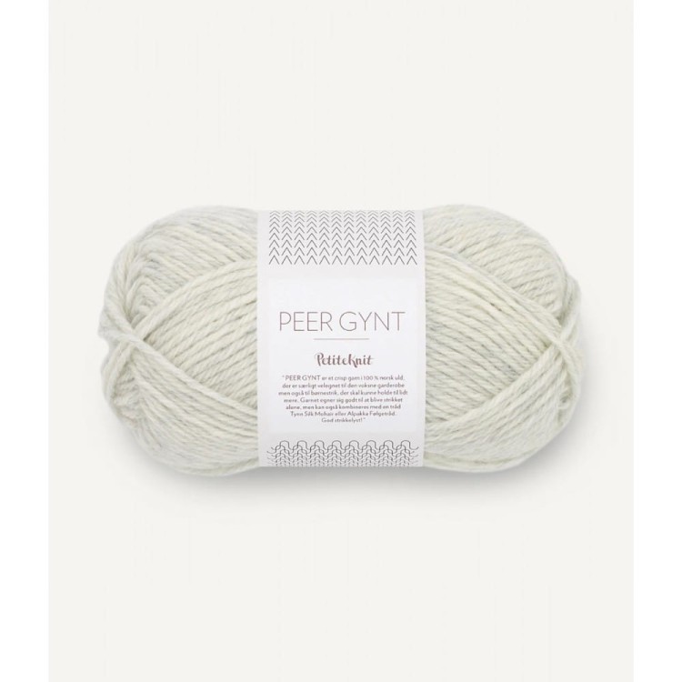 Włóczka Peer Gynt PetiteKnit 1021 Ash Melange (Sandnes Garn)