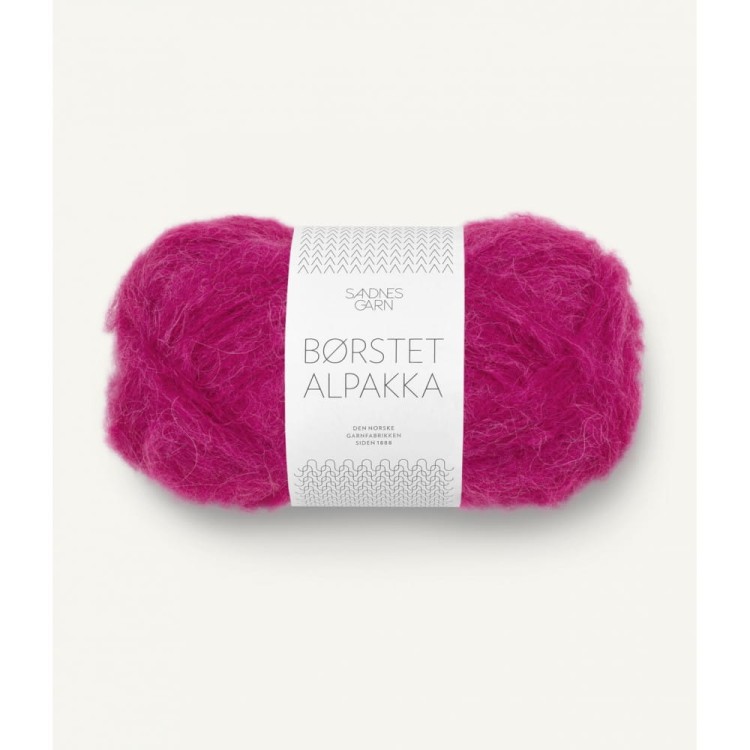Włóczka Borstet Alpakka 4600 Jazzy pink (Sandnes Garn)