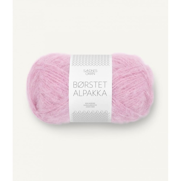 Włóczka Borstet Alpakka 4813 pink lilac (Sandnes Garn)