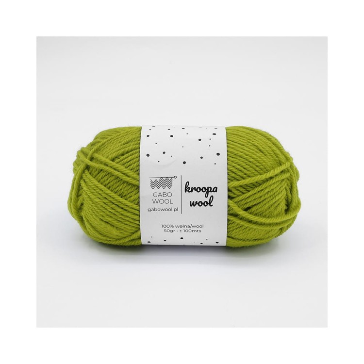 Włóczka Kroopa Wool 0179 Kiwi (Gabo Wool)