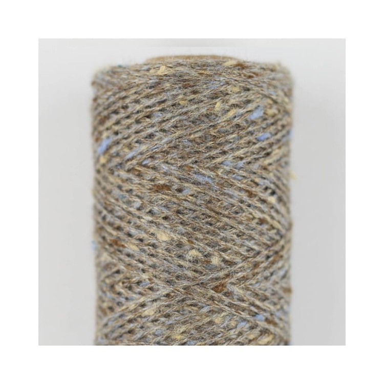 Włóczka Tussah Tweed 19 Brown grey nature  (BC Garn)