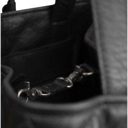 Betsy XL Black Skórzana torba (Muud)