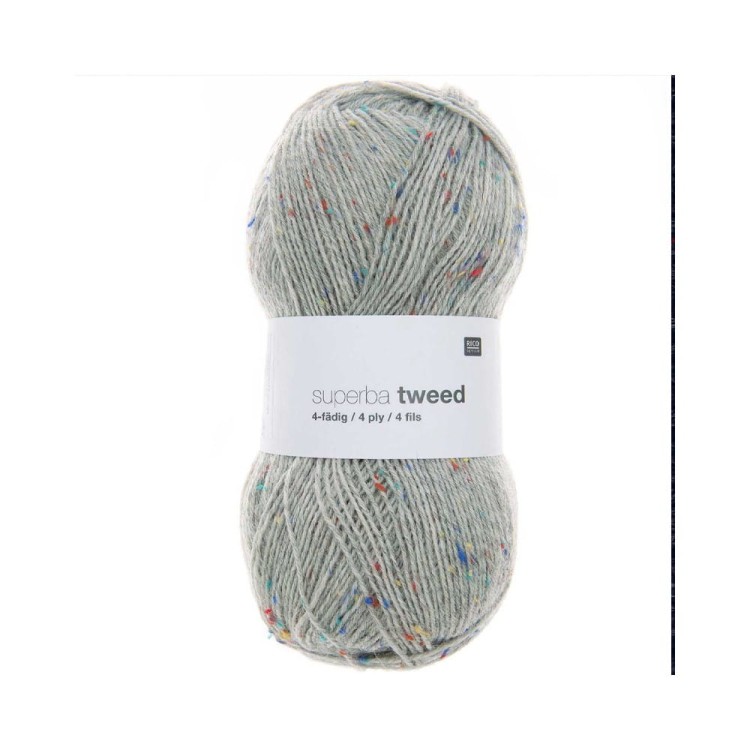 Włóczka Superba Tweed 4 ply 007 (Rico Design)