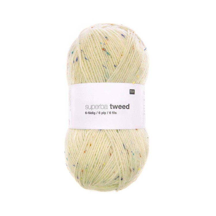 Włóczka Superba Tweed 6 ply 001 (Rico Design)