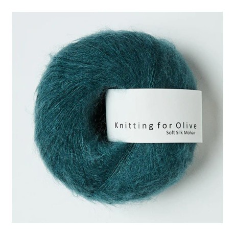 Przejdź do produktu Włóczka Soft Silk Mohair Petroleum Green (Knitting for Olive)