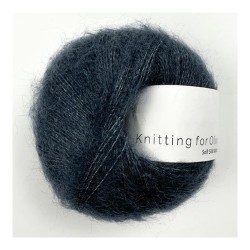 Włóczka Soft Silk Mohair Dusty Blue Whale (Knitting for Olive)