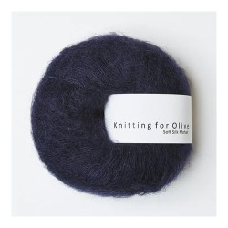 Włóczka Soft Silk Mohair Navy Blue (Knitting for Olive)