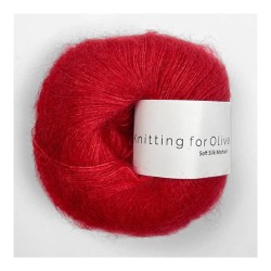 Włóczka Soft Silk Mohair Red currant (Knitting for Olive)