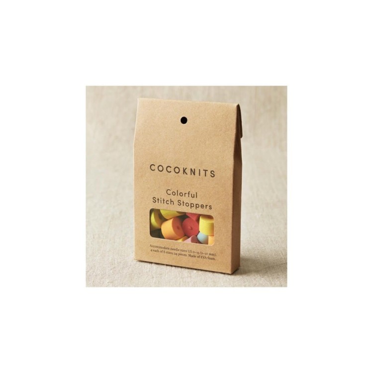 Piankowe stopery na druty (Cocoknits)