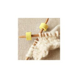 Piankowe stopery na druty (Cocoknits)