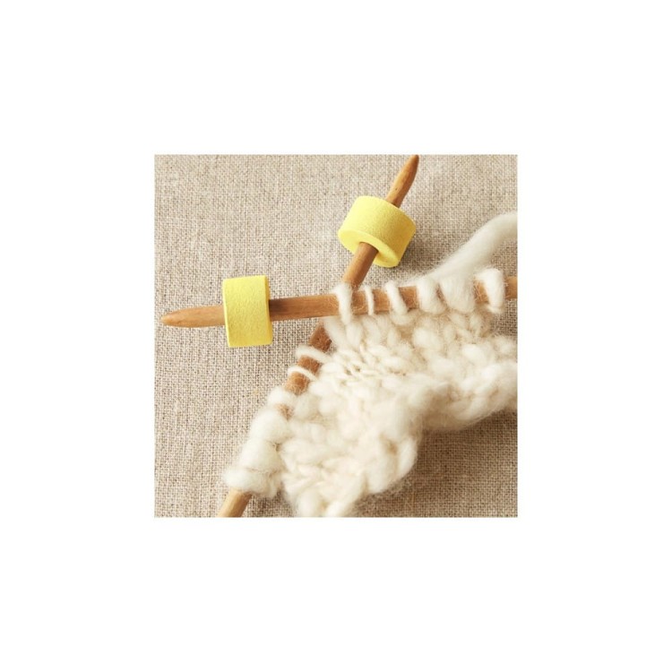 Piankowe stopery na druty (Cocoknits)