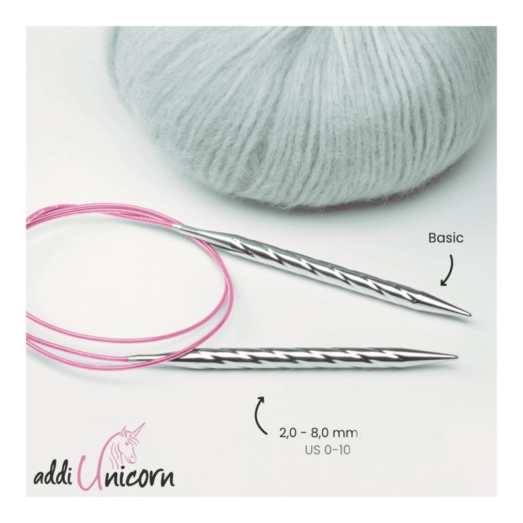 druty metalowe na żyłce 80 cm Unicorn (Addi)