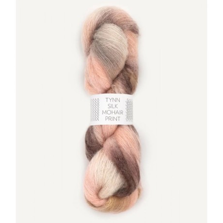 Przejdź do produktu Włóczka Tynn Silk Mohair Print 3135 Blossom tree (Sandnes Garn)