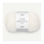 Włóczka Tynn merinoull 1001 (Sandnes Garn)