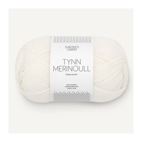 Przejdź do produktu Włóczka Tynn merinoull 1001 (Sandnes Garn)