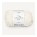 Włóczka Tynn merinoull 1002 (Sandnes Garn)